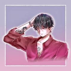 SNSアイコン用の人物イラスト
