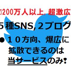 200万人への拡散