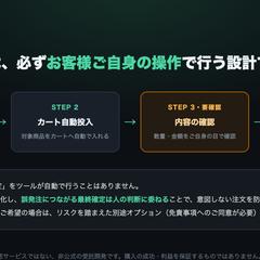 発注確定を自動化しない安全設計について