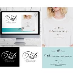 ネットショップのロゴデザインと販売用Tシャツデザイン