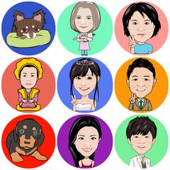 似顔絵デザイン