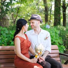 昭和記念公園でウェディング前撮り撮影♩