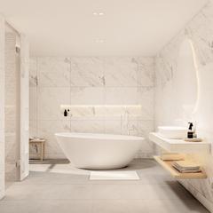 ホテル風別荘のバスルーム