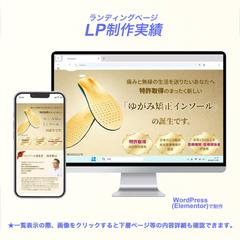 特許取得技術で制作の高級インソールの購買促進LP