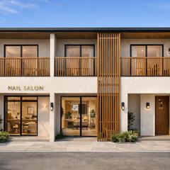 ZEN｜長屋リフォーム後の外観提案パース