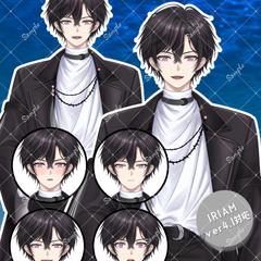 IRIAM用 全身立ち絵＋表情差分｜キャラデザから制作