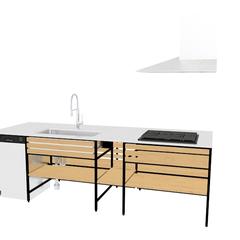 キッチン３Dモデリング