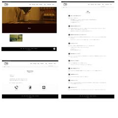 整体サロンのホームページ作成