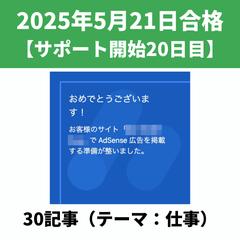 アドセンス審査合格実績⑭