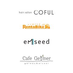 文字メインのロゴ作成での実績