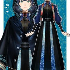 Vtuber用キャラクターデザイン（パーツ分け済)