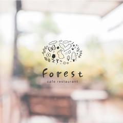 カフェのロゴデザイン
