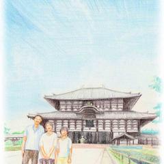 色鉛筆　似顔絵