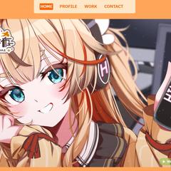 ライターさまのポートフォリオサイトのデザイン制作