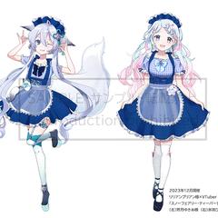 Vtuber様コラボカフェ案件イラスト