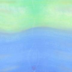 海に沈む赤い傘