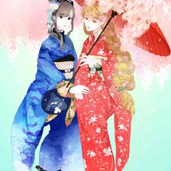 創業大正時代からある京都の呉服店からのご依頼イラスト