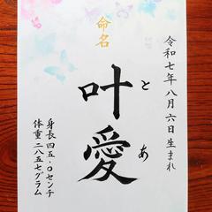 命名書