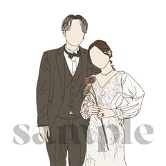 結婚式のペーパーアイテムに♡