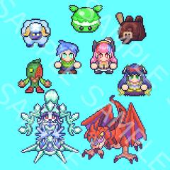 イラスト素材(ドット素材)