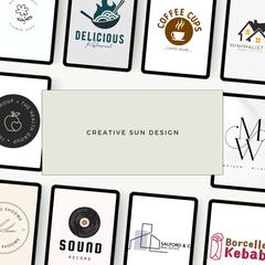 Creative Sun Design ロゴ ポートフォリオ