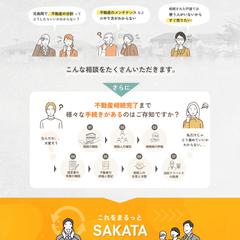 不動産相続のサービス案内用LP