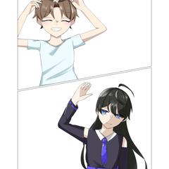 漫画風イラスト(個人使用)