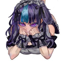 私を見つめるメイドさん