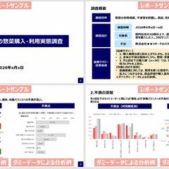 アンケート集計・分析レポート(サンプル)