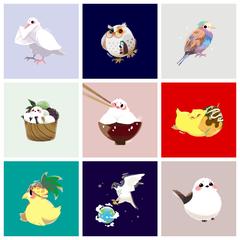 鳥のイラスト