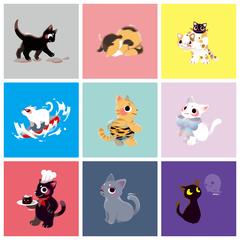 猫のイラスト