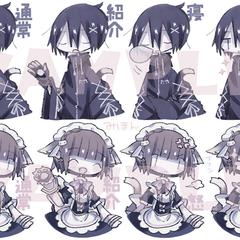デフォルメイラスト×８点のご依頼