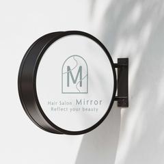 Hair Salon Mirror　ロゴデザイン