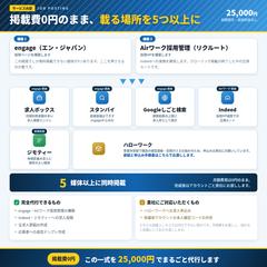 求人の無料掲載代行｜掲載媒体マップ