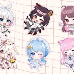 ご依頼頂いたVtuber様のミニキャラ