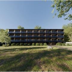 建物の外観パース