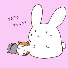 ゆるかわいい動物キャラクターイラスト作成