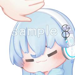 GIFなでなでスタンプ
