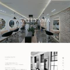 美容室・ヘアサロン（架空）のWEBサイト制作