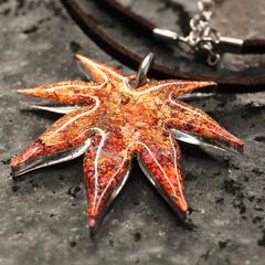 秋の彩り ネックレス