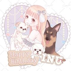 小鈴いぬ様生誕祭イラスト