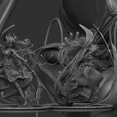 Zbrush作　