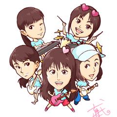 ガールズバンドグッズ用イラスト★