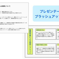 プレゼンテーション資料の作成・ブラッシュアップ
