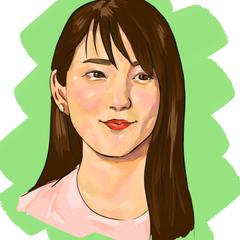 吉岡里帆さんの似顔絵