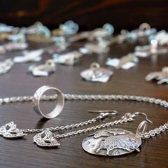 シルバーアクセサリーのスタンピングワークショップ