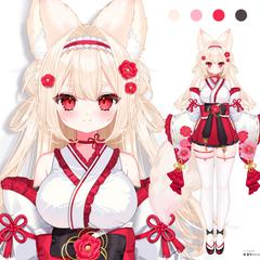 むに様モデルイラスト