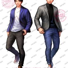 HP掲載用の似顔絵イラスト作成のご依頼