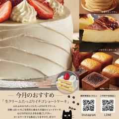 チラシ(A4)：ケーキ月毎配布チラシ