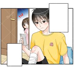 Instagram用正方形サイズのマンガを制作いたしました。